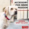 Nylon Dog Collar Adjustable Collar for Large Small Medium Dogs 12-19 inch Neck x 1 inch Wide Breakaway Collars with Durable Plastic Buckle Watermelon