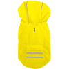 Slicker Raincoat with Striped Lining - Yellow